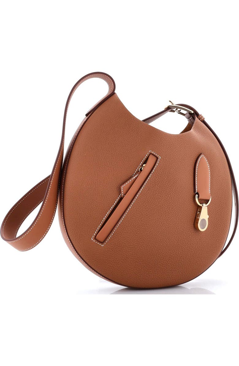 Pre-Owned Hermes Arcon Bag Togo and Swift Petite, Alternate, color, Gold