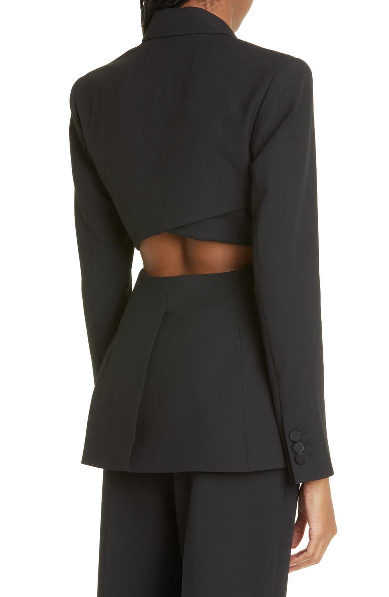 A.L.C. Carlyle Cutout Back Blazer, Alternate, color, 