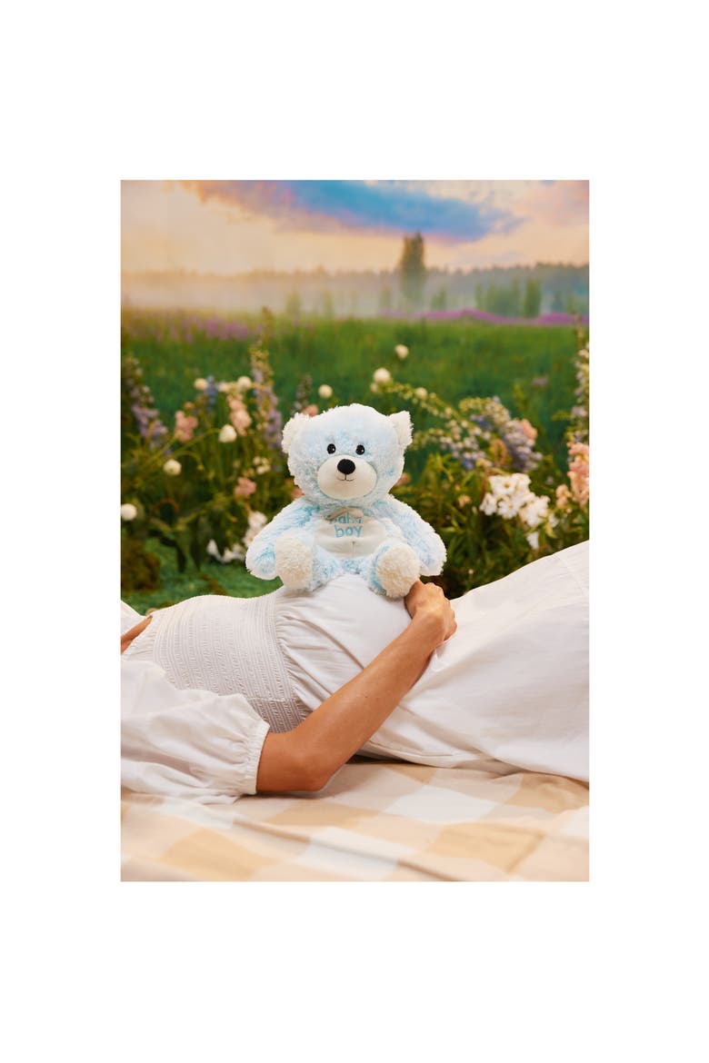 Plush Toy Baby Boy Bear, Alternate, color, Natural