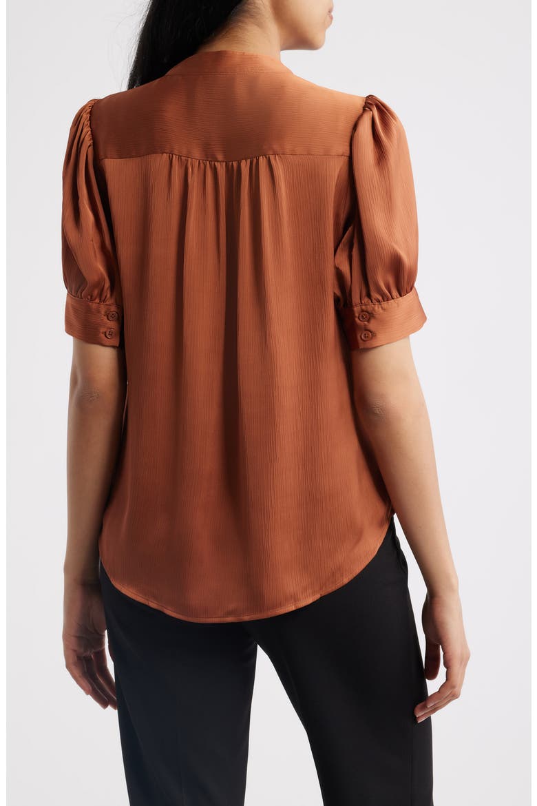 Crinkle Satine Top, Alternate, color, CEDAR SPICE