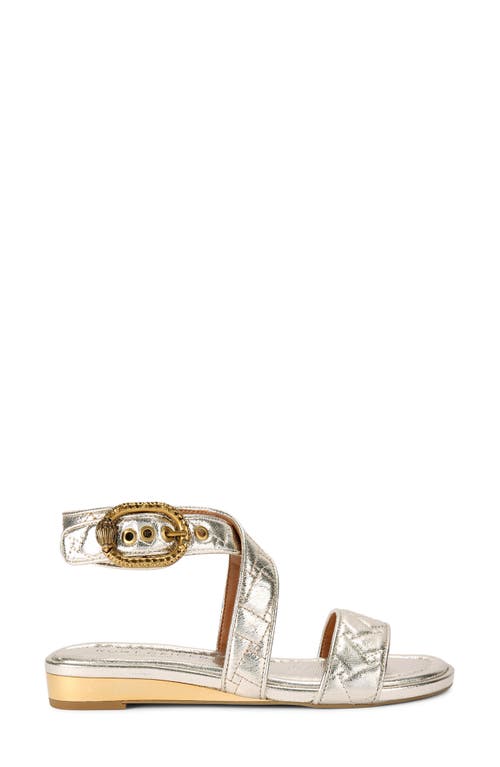 Kurt Geiger London Mayfair Strappy Sandal In Silver