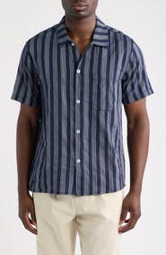 Rhythm Harbor Stripe Button-Up Shirt