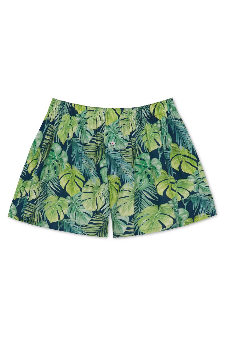 Organic Cotton Duck Camo Boxer Short, Alternate, color, COW