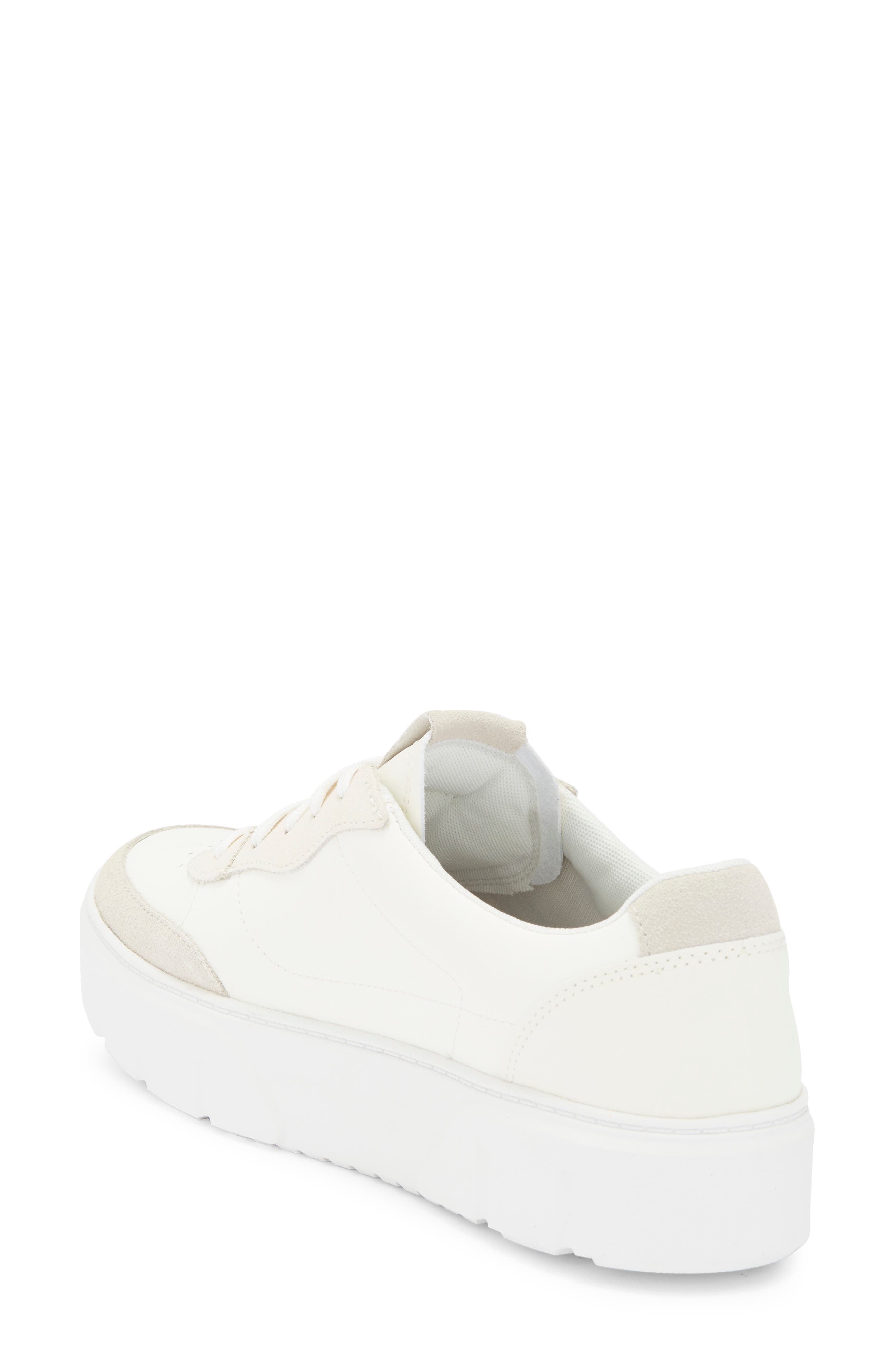 Timberland Laurel Court Low Top Sneaker, Alternate, color, Natural Leather