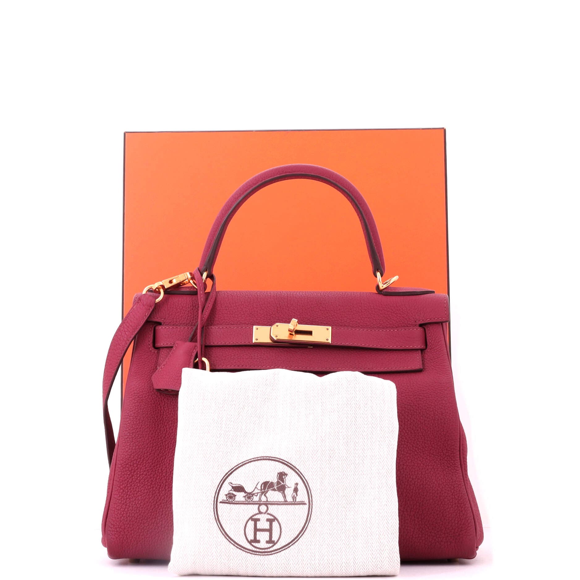 Kelly Handbag Red Togo with Gold Hardware 28, Alternate, color, Red