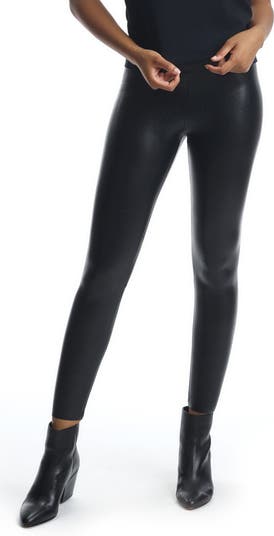 Control Top Faux Leather Leggings