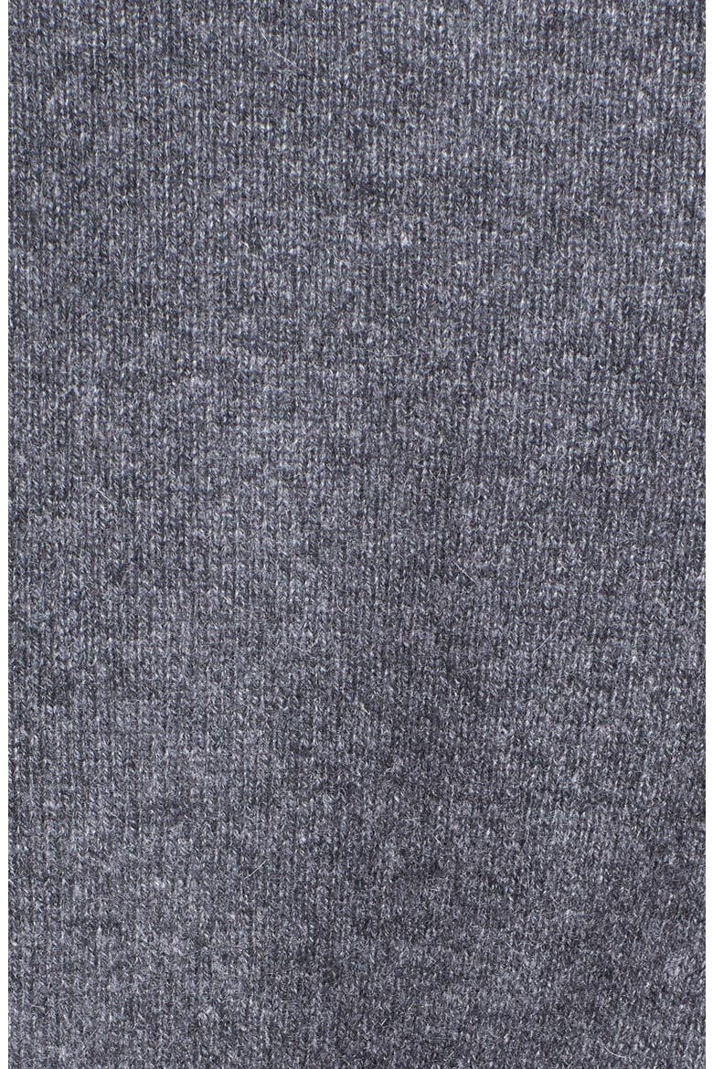 Embellished Cashmere Sweater, Alternate, color, HEATHER CHARCOAL COMBO