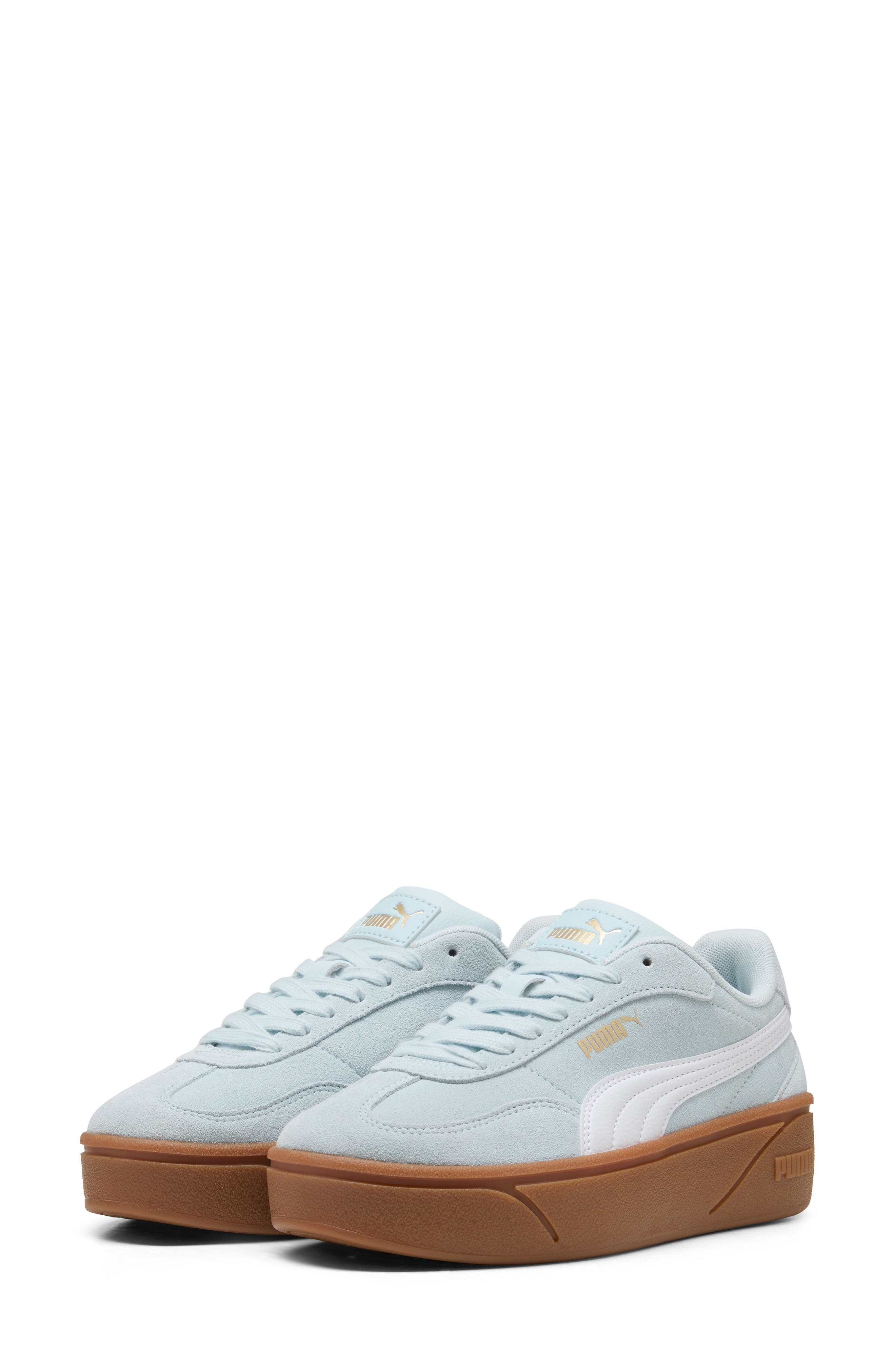 Club II Era Platform Sneaker, Alternate, color, AQUA GLOW/ PUMA WHITE