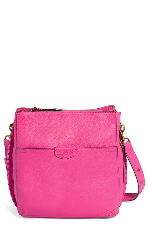 Luca Triple Pocket Leather Crossbody Bag