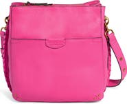 AMERICAN LEATHER CO. Luca Triple Pocket Leather Crossbody Bag