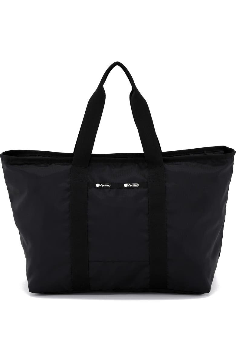 LeSportsac E/W Packable Tote Bag, Main, color, Jet Black L