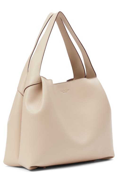Rag & Bone Slade Leather Tote In Greige
