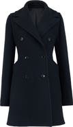 Alaïa Curved Pocket Double Face Wool Coat