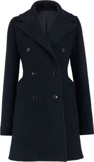 Alaïa Curved Pocket Double Face Wool Coat