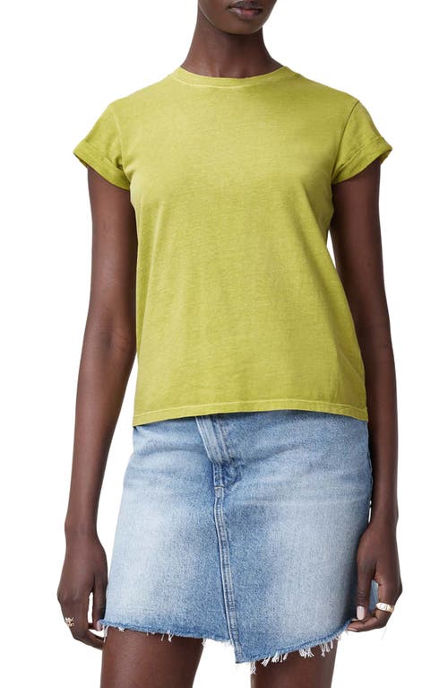 Allsaints Anna Cotton Tee In Unity Green