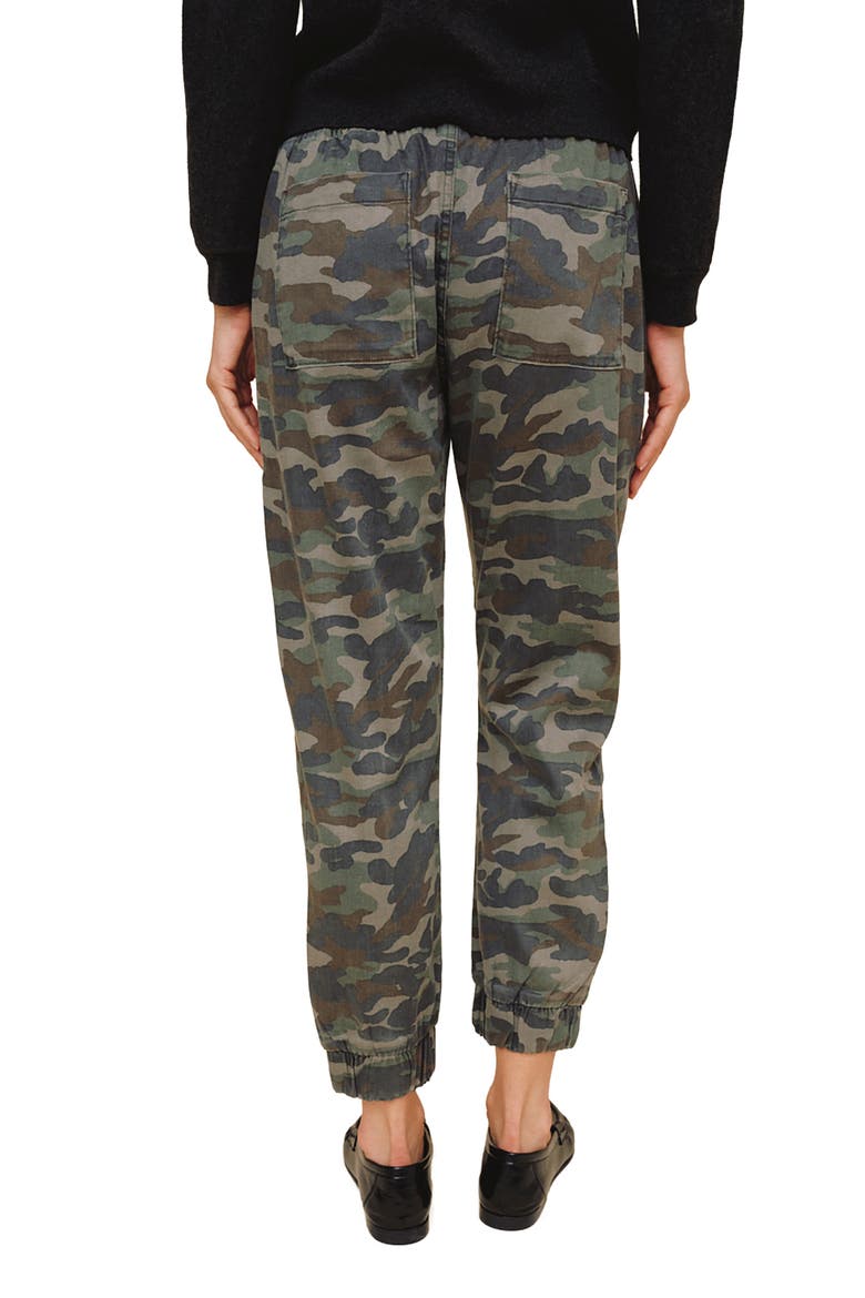 Tie Waist Joggers, Alternate, color, VINTAGE CAMOUFLAGE