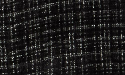 Max Studio Cotton Blend Bouclé Jacket In Black