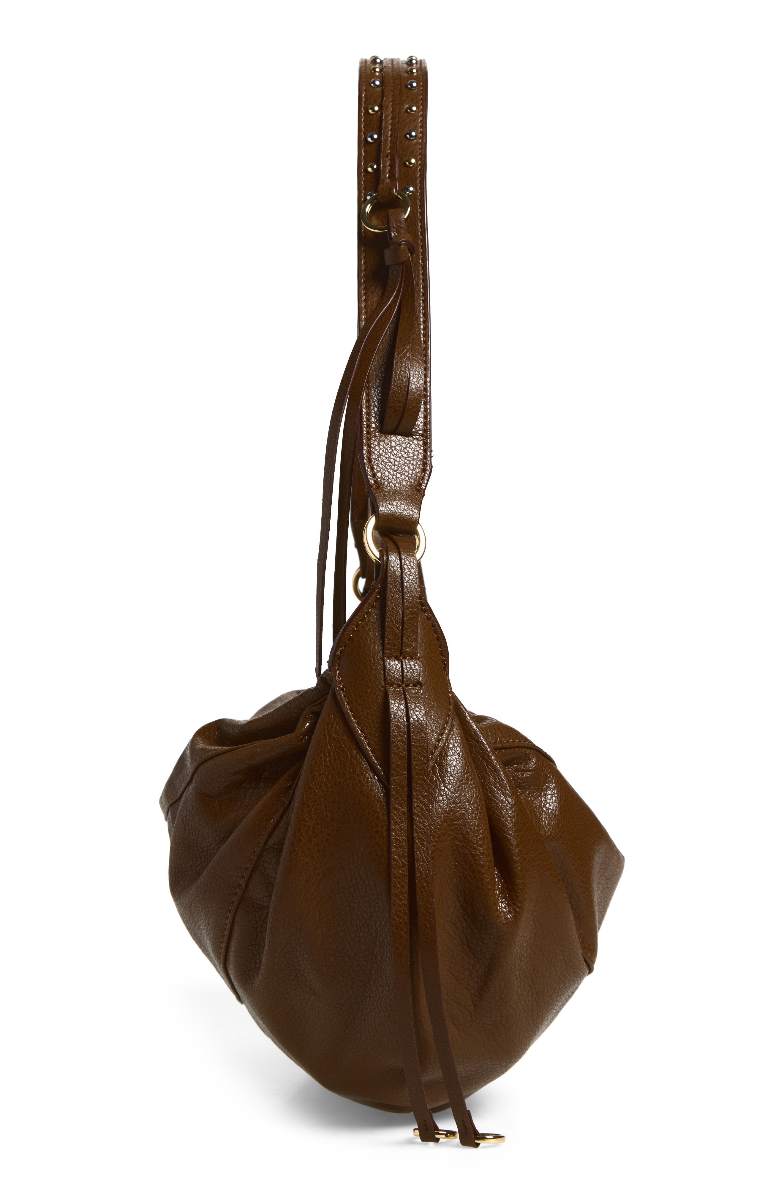 Tin Shoulder Bag, Alternate, color, LEATHER