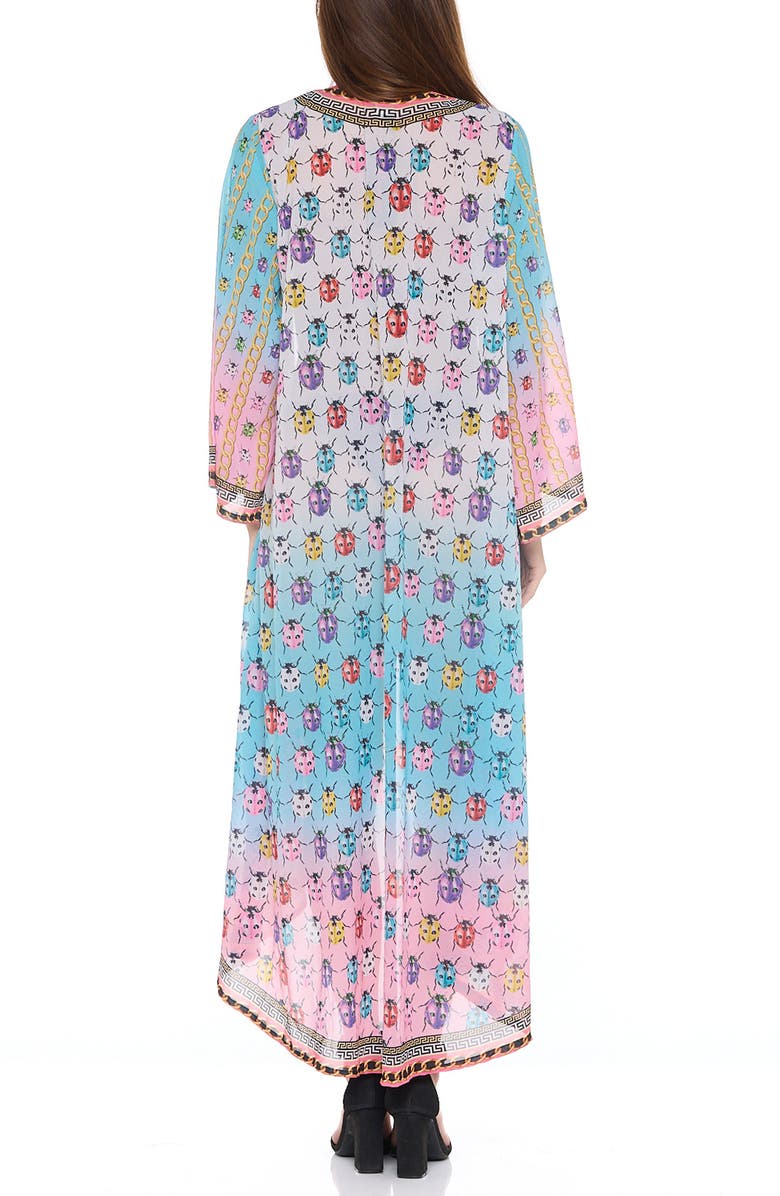 RANEES Lady Bug Longline Duster, Alternate, color,