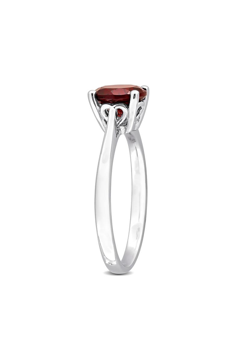 DELMAR Garnet Solitaire Ring, Alternate, color, Red
