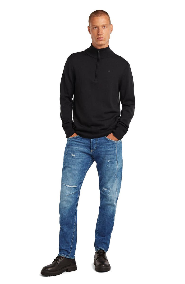 G-STAR Contour 3D Ripped Slim Fit Jeans, Alternate, color, Vintage Sakarya Rest