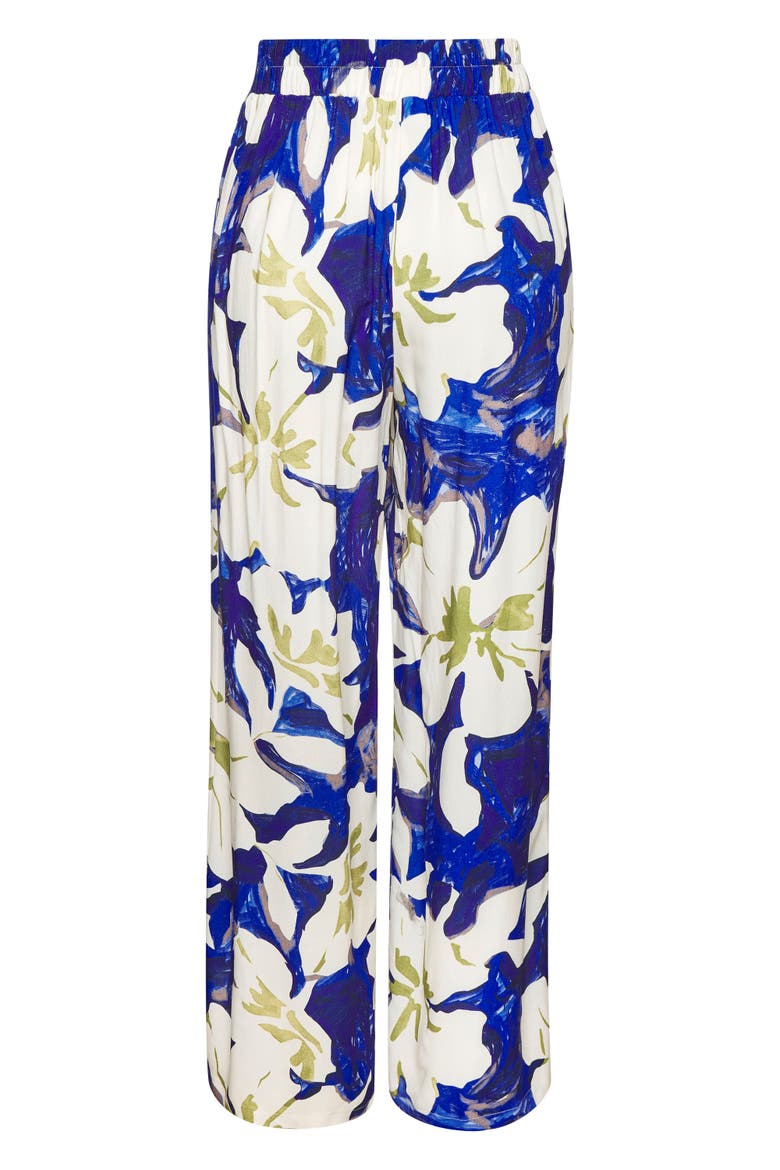 Patterned Pants, Alternate, color, Blue & Green