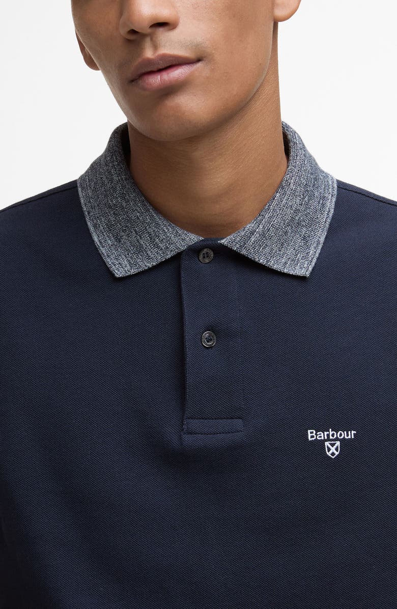 Barbour Marlton Tailored Fit Polo, Alternate, color, Navy