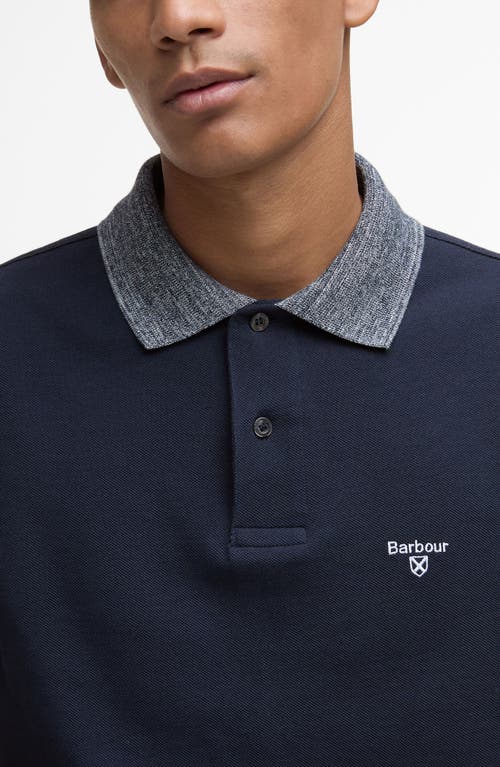Barbour Marlton Tailored Fit Polo In Blue