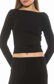 Alexia Admor Dahlia Boat Neck Top