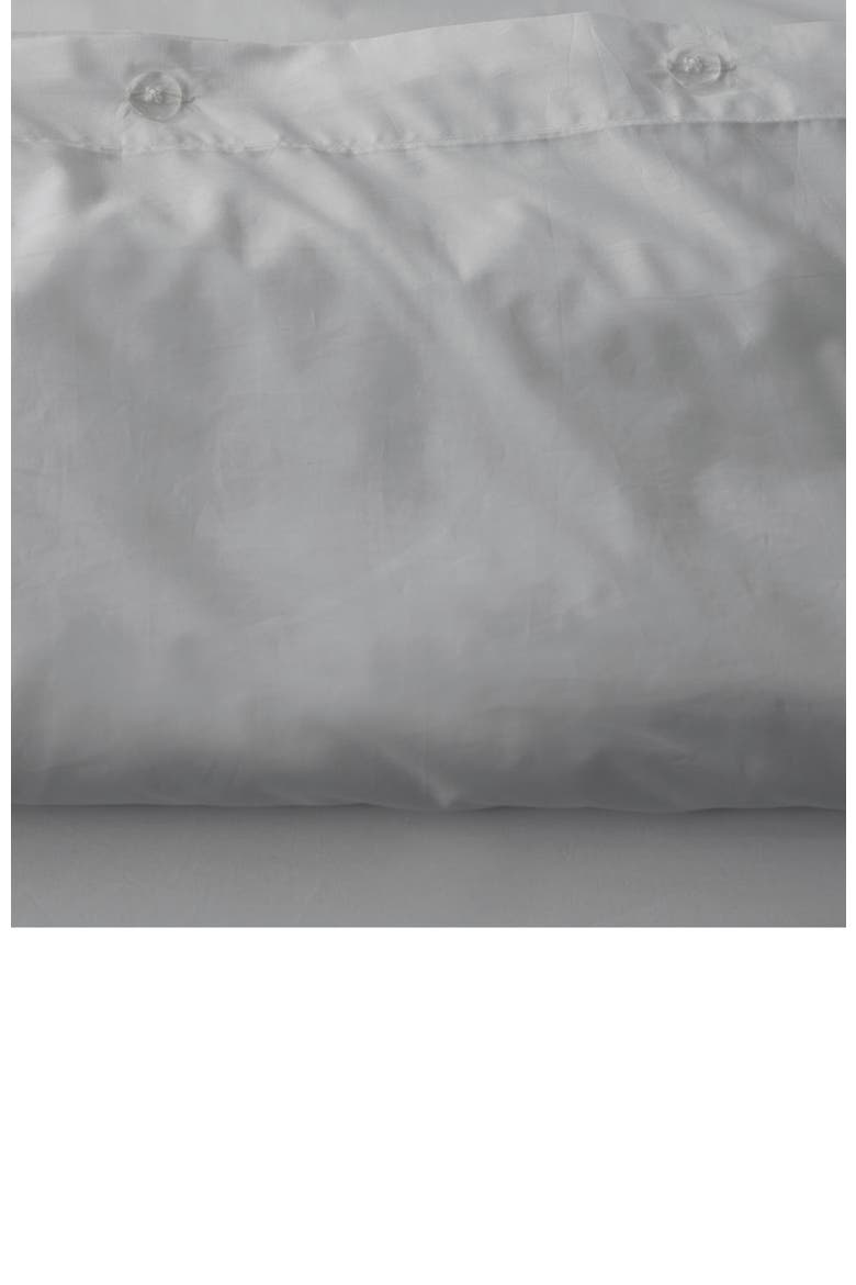 Organic Cotton Organic Cool-Air Percale Duvet Cover, Alternate, color, Lunar
