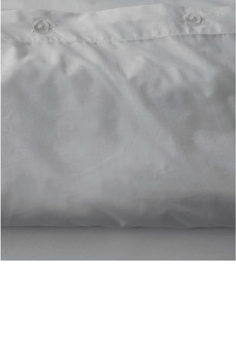 Pact Organic Cotton Organic Cool-Air Percale Duvet Cover, Alternate, color, Lunar