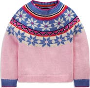 Mini Boden Kids' Eleanor Fair Isle Sweater