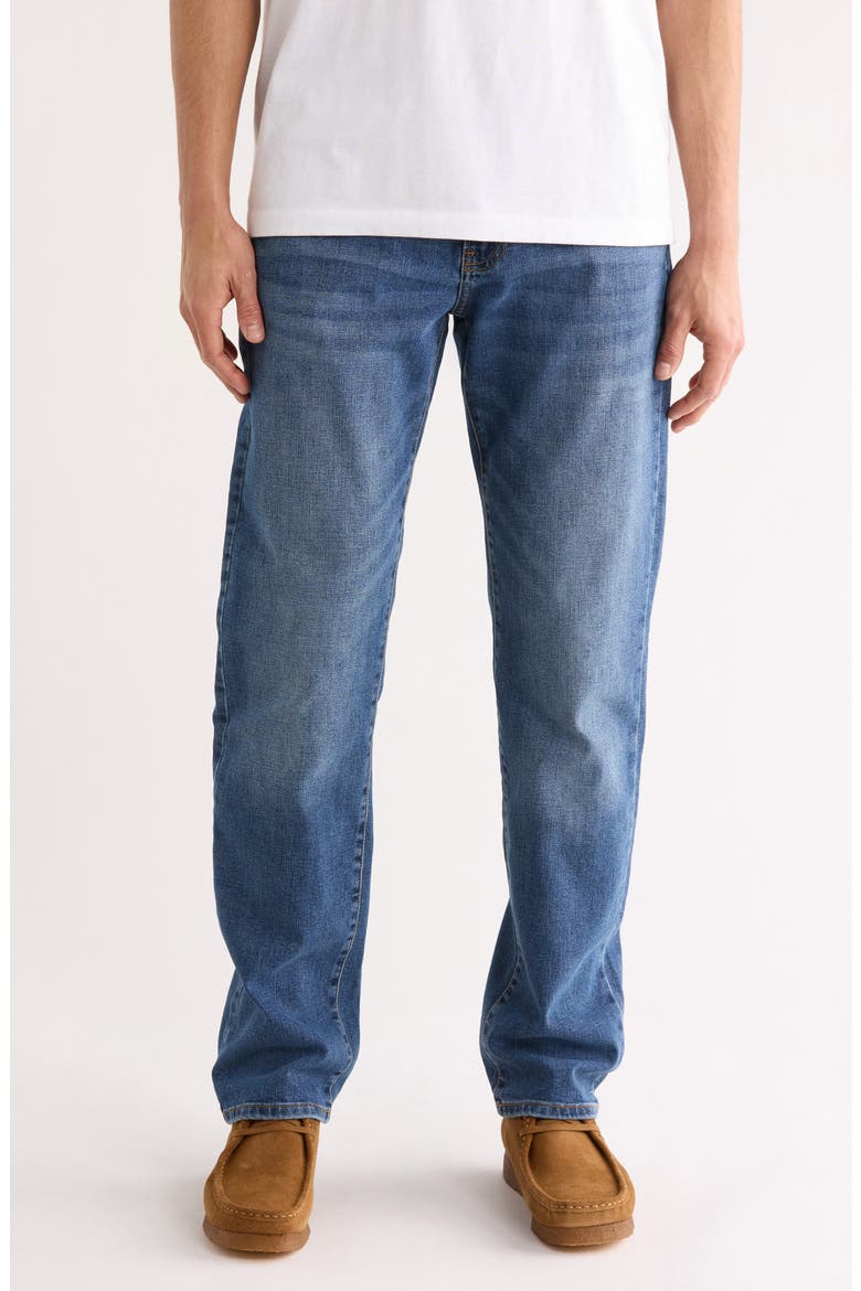 121 Slim Straight Jeans, Main, color, LITTLE SOMERSET