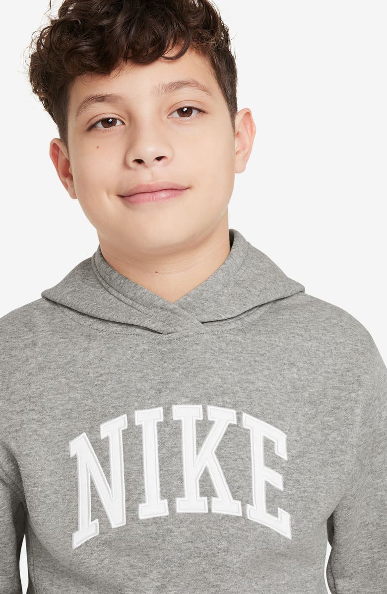 Nike Kids' Sportswear Club Logo Hoodie, Alternate, color, 