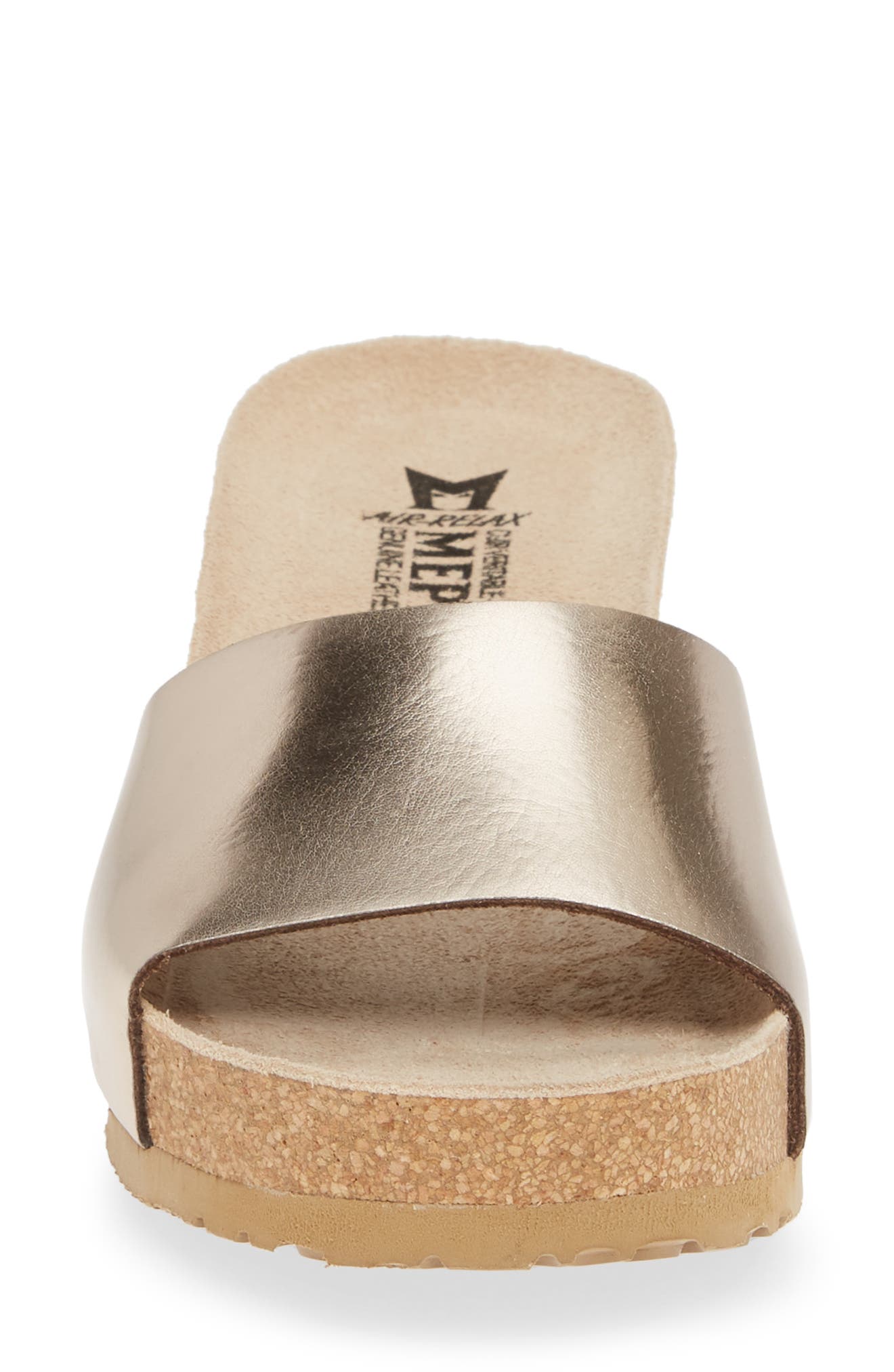 Lise Platform Wedge Sandal, Alternate, color, PLATINUM LEATHER