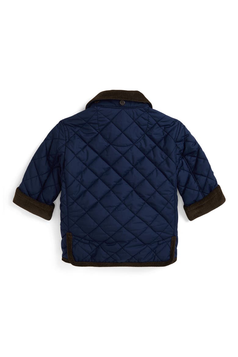 Water Repellent Quilted Barn Jacket, Alternate, color, NEWPORT NAVY