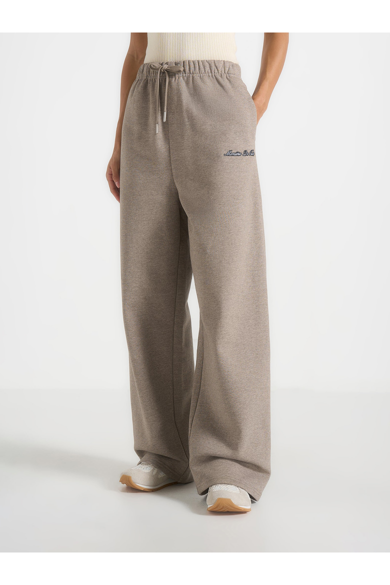 JS003 Unisex Relaxed Wide Leg Joggers, Alternate, color, Taupe