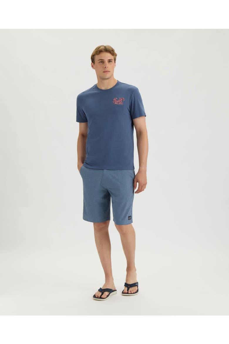 After Summer Short Sleeve Tee, Alternate, color, VINTAGE INDIGO
