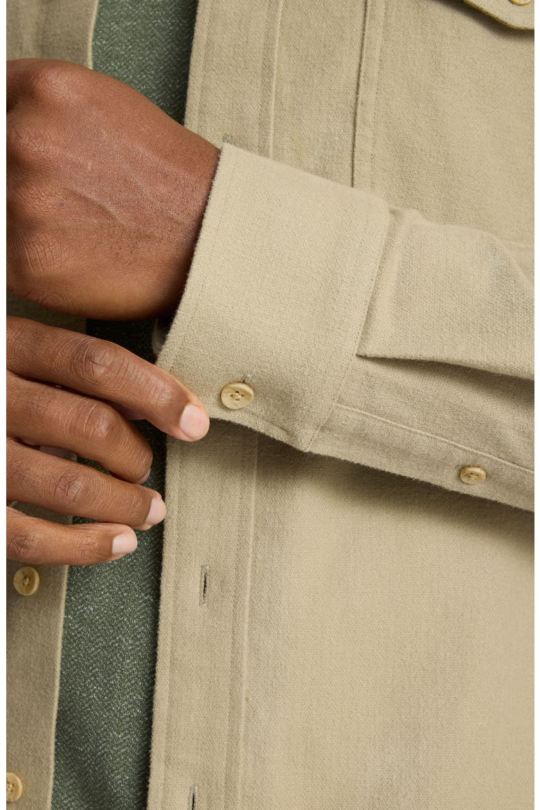 Demarin Cotton Overshirt, Alternate, color, GREEN