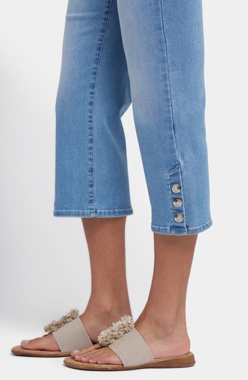 Nydj Joni High Waist Button Detail Capri Jeans In Salamanca Sun
