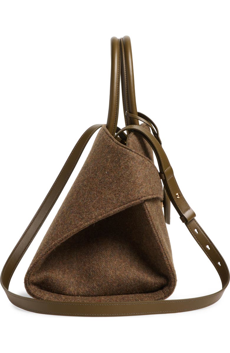 FERRAGAMO Medium Hug Felt Top Handle Bag, Alternate, color,