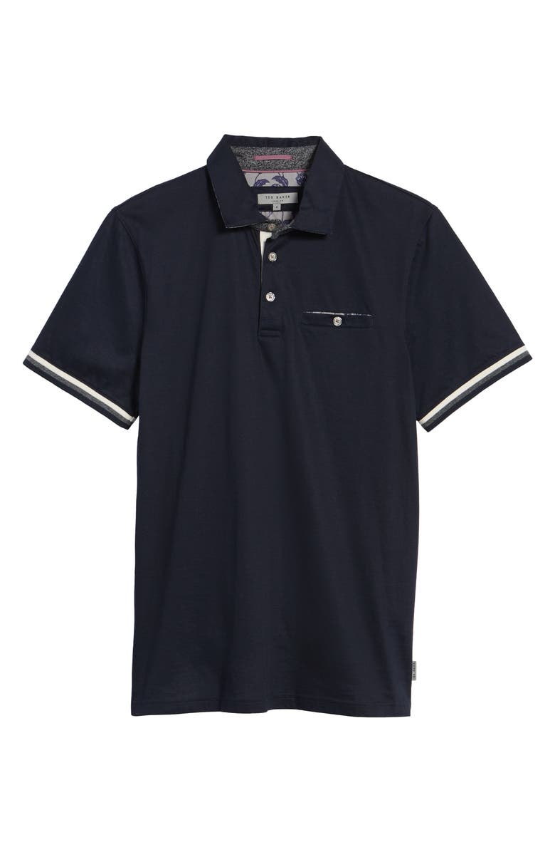 Ted Baker London Puggle Trim Fit Polo, Alternate, color, 