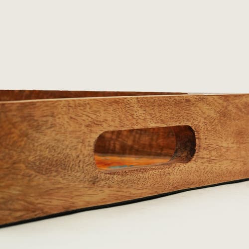 Mela Artisans Sunburst Bloom Inlay Tray In Multi