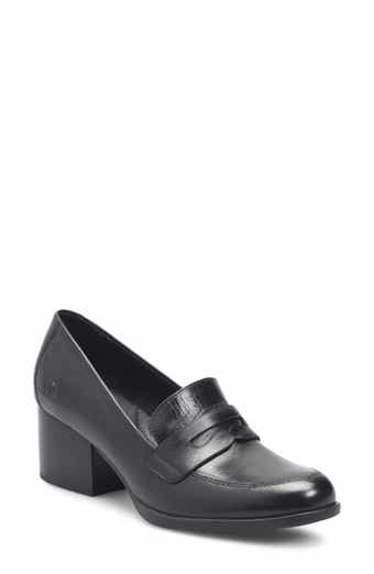 Born Holliston Block Heel Penny Loafer Women Nordstrom