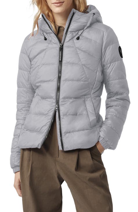 Grey down jacket womens best sale