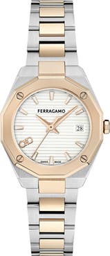 FERRAGAMO Edge Bracelet Watch, 28mm