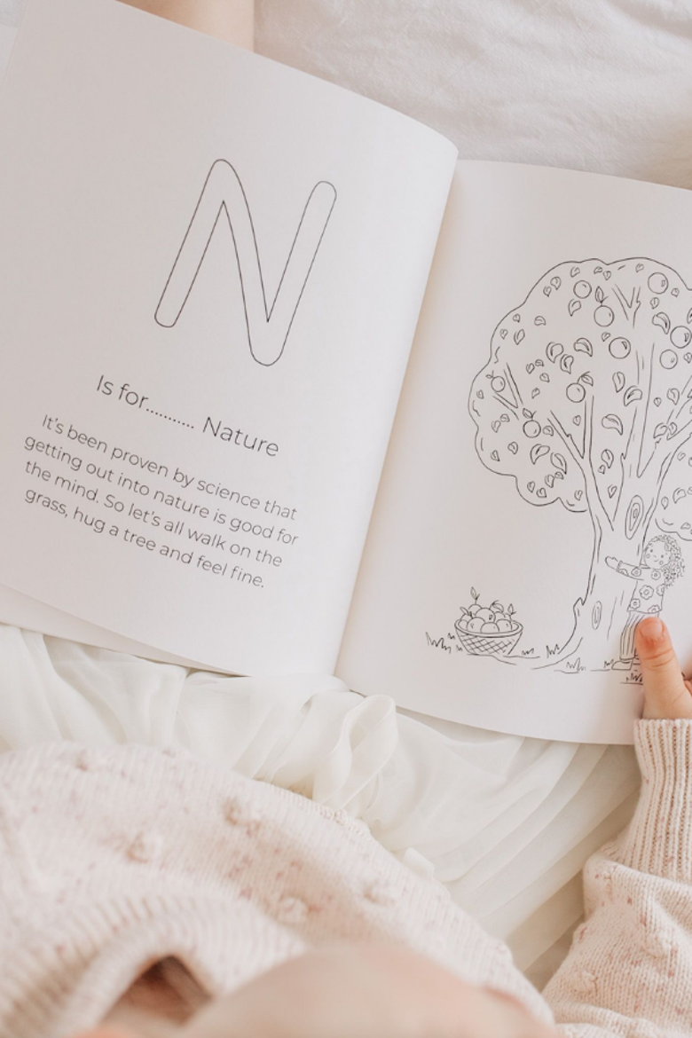 ABCs of Mindfulness, Alternate, color, White with Print