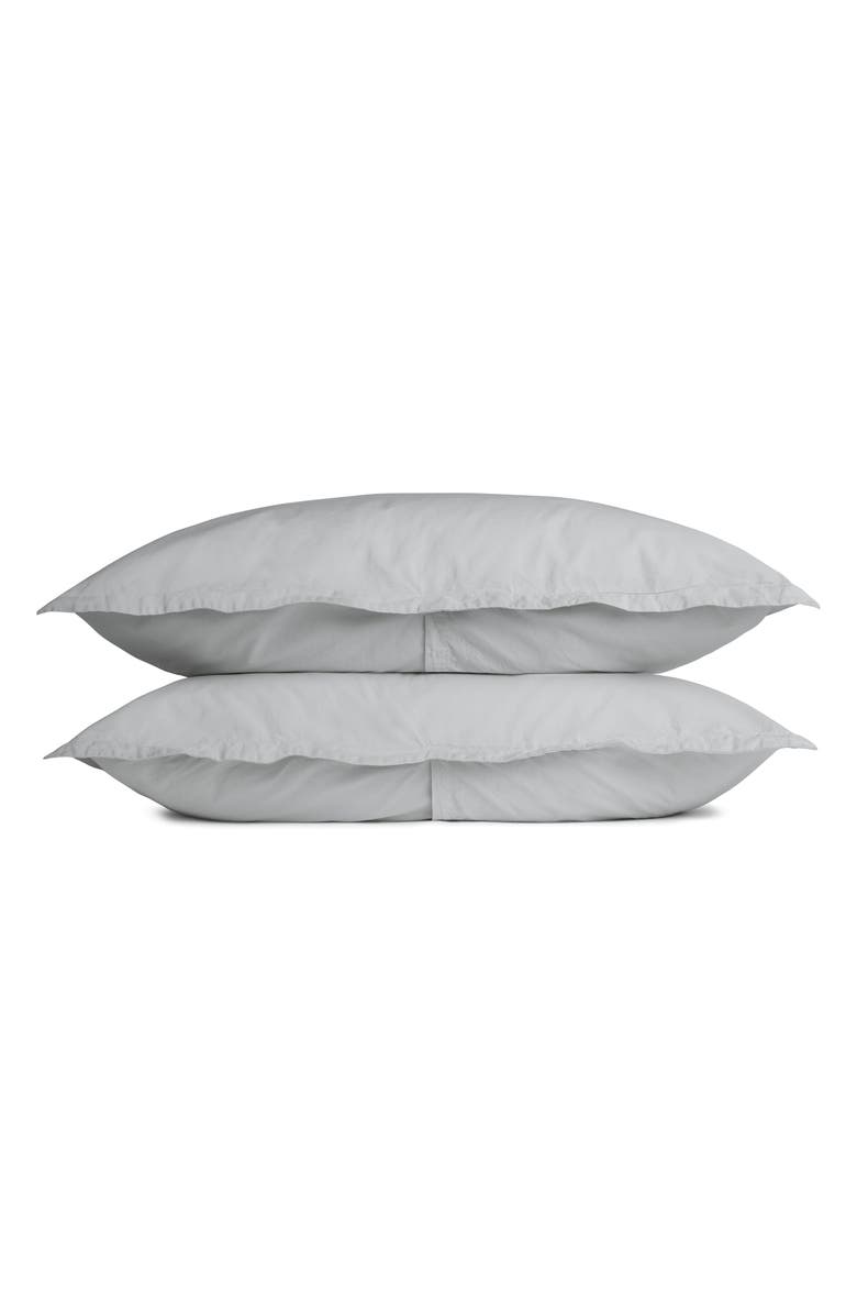 Parachute Percale Sham Set, Main, color, Light Grey