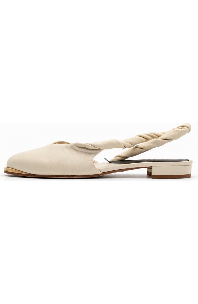 Bróg Sinead Pointed Slingback Mule Latte Cream, Main, color, Latte Cream
