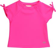 RuffleButts UPF50 Active Raglan Bow Shirt